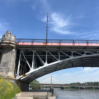 Photo taken at Poniatowski Bridge by Wladyslaw S. on 5/22/2023