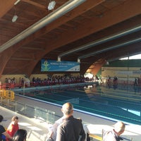 Photo taken at Aria Sport Monterotondo - Piscina Olimpionica Comunale by Dino V. on 5/11/2014