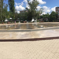 Photo taken at Сквер примирения и согласия by Merve D. on 7/10/2016