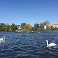 Photo taken at Rosengarten mit Wasserfontäne by Anzhela S. on 4/19/2019