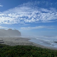 Photo taken at Pomponio State Beach by Olly on 1/16/2022