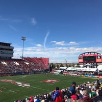 Photo taken at Sam Boyd Stadium by Olly on 3/3/2019