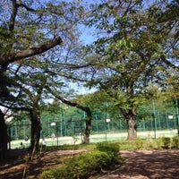 Photo taken at Mejirodai Sports Park by tacogimi on 4/11/2013