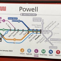 Photo taken at Powell MUNI Metro Station by Lorcán on 2/22/2023