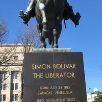 Photo taken at Simon Bolivar Statue by JAMES S. on 2/23/2017