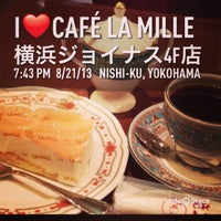 Photo taken at Café LA MILLE 横浜ジョイナス4F店 by Tamotsu K. on 8/21/2013