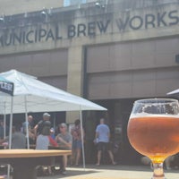 Photo taken at Municipal Brew Works by Jay P. on 6/12/2021
