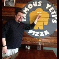 Photo taken at Famous Yeti&amp;#39;s Pizza by Carl T. on 4/7/2013