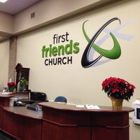 Photo taken at First Friends Church by Cait W. on 12/24/2013