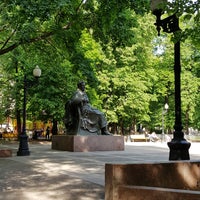 Photo taken at Памятник Ивану Крылову by Denis N. on 5/20/2019