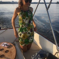 Photo taken at Пляж біля  Oriyana Yacht Club by Tatyana S. on 8/1/2017