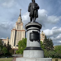 Photo taken at Памятник Ломоносову by D P. on 5/21/2020