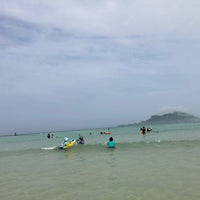 Photo taken at Keumneung Beach by Doobyung Y. on 7/2/2023