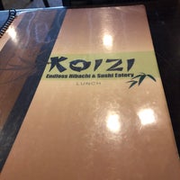 Das Foto wurde bei Koizi Endless Hibachi &amp;amp; Sushi Eatery von Mabura G. am 3/8/2018 aufgenommen