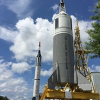 Photo taken at Rocket Park (NASA Saturn V Rocket) by Duvan G. on 6/8/2015