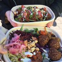 Photo taken at Liba Falafel Truck by Bommy on 2/8/2016