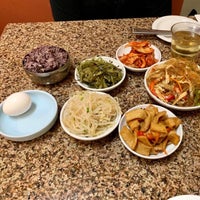 Photo taken at Myung Dong Tofu Cabin by Susanne P. on 9/16/2019