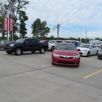 Photo taken at Courvelle Toyota &amp;quot;HappyTown&amp;quot; USA by Tony M. on 4/8/2016