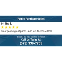 Photo taken at Pauls Furniture Outlet by Richard B. on 4/24/2020