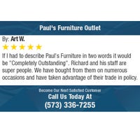 รูปภาพถ่ายที่ Pauls Furniture Outlet โดย Richard B. เมื่อ 6/16/2019