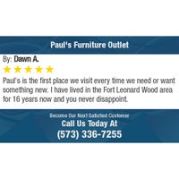 Photo taken at Pauls Furniture Outlet by Richard B. on 8/4/2019