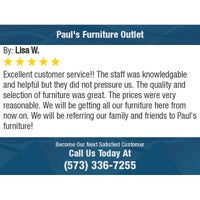 Photo taken at Pauls Furniture Outlet by Richard B. on 3/10/2020