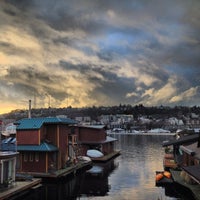 Photo taken at Seattle Houseboat Community by Shaya L. on 12/29/2012