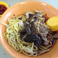 Photo taken at Joo Heng Mushroom Minced Pork Mee Stall by Maggie Q. on 3/5/2013