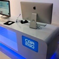 Photo taken at car2go Shop Berlin by Romina on 3/27/2013