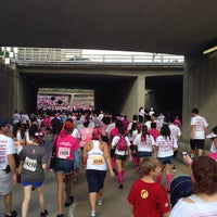 Photo taken at Susan G. Komen Race For The Cure by Sang L. on 10/5/2013
