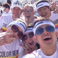 Photo taken at The Color Run by Sang L. on 3/24/2013
