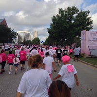 Photo taken at Susan G. Komen Race For The Cure by Sang L. on 10/5/2013
