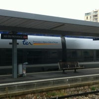 Photo taken at Aix-en-Provence Railway Station by Jean-Benoit D. on 10/31/2012