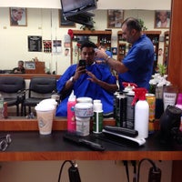 Photo taken at Benny&amp;#39;s Barbershop by Napoleon S. on 2/24/2014