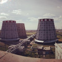 Photo taken at Омская ТЭЦ-3 by Andre M. on 5/6/2013
