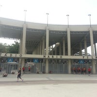 Photo taken at Mário Filho (Maracanã) Stadium by Erica K. on 11/3/2014