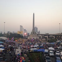 Photo taken at Victory Monument Rally Site by Jaaey N. on 2/2/2014