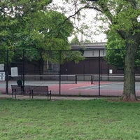 Photo taken at Roosevelt Park Tennis Courts by Tanya E. on 5/26/2013