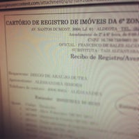 Cartório 6’ Zona Oficio De Registro de Imoveis - Aldeota