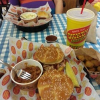 Photo taken at Dickey&amp;#39;s Barbecue Pit by Chris P. on 12/9/2012