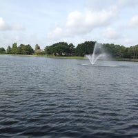 Photo taken at Winding Lake Park (Cinco Ranch) by Virginia M. on 6/21/2013