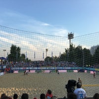 Photo taken at Стадион для пляжных видов спорта «Янтарь» by Roman on 7/2/2016