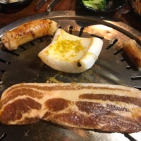 Photo taken at Thirsty Cow Korean BBQ by CJ Y. on 11/11/2018