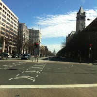 Photo taken at 14th St &amp;amp; Pennsylvania Ave NW by AJ Productions on 2/23/2014