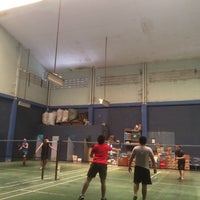 Photo taken at Lapangan Badminton Patra by Fredrick S. on 1/15/2017
