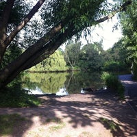 Photo taken at Wandsworth Common Lake by Rhammel A. on 8/3/2012