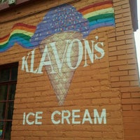 Foto tomada en Klavon&amp;#39;s Ice Cream Parlor  por uncapd el 10/10/2011