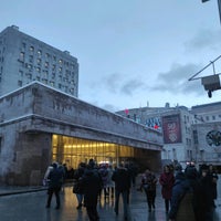 Photo taken at metro Kuznetsky Most by Юрий on 1/14/2022