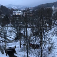 Photo taken at Hotel Prezydent Krynica-Zdroj by Rizovna on 12/31/2017