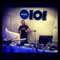 Photo taken at Radio 101 by Ervins Z. on 12/7/2012